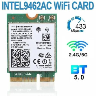 کارت وایرلس لپ تاپ Intel Dual Band Wireless-AC 9462 NGW CNVI M.2